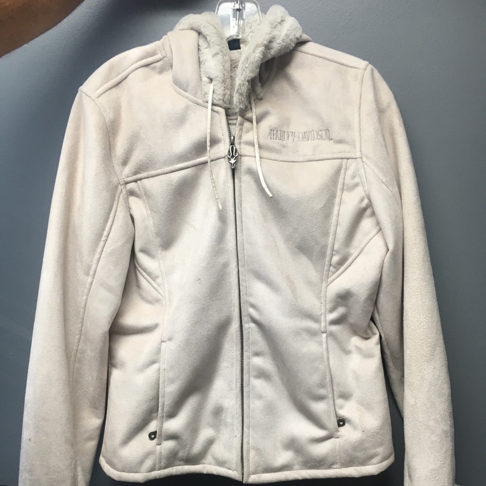 Harley Davidson Leather Suede Jacket - Picture 5 of 8